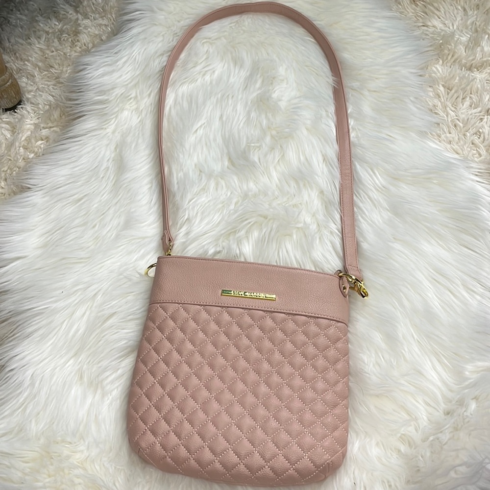 Steve Madden pinkish nude crossbody purse